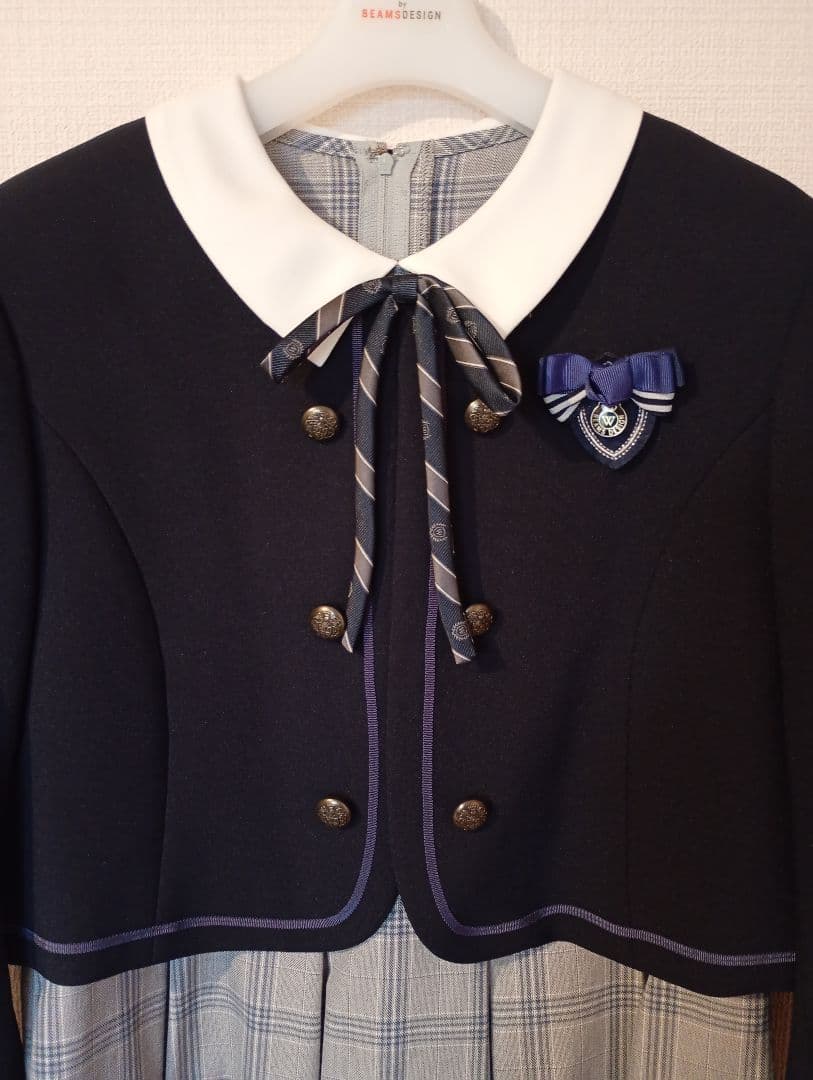 BEAMS DESIGN 卒業式 卒服 160女の子 フォーマルワンピース