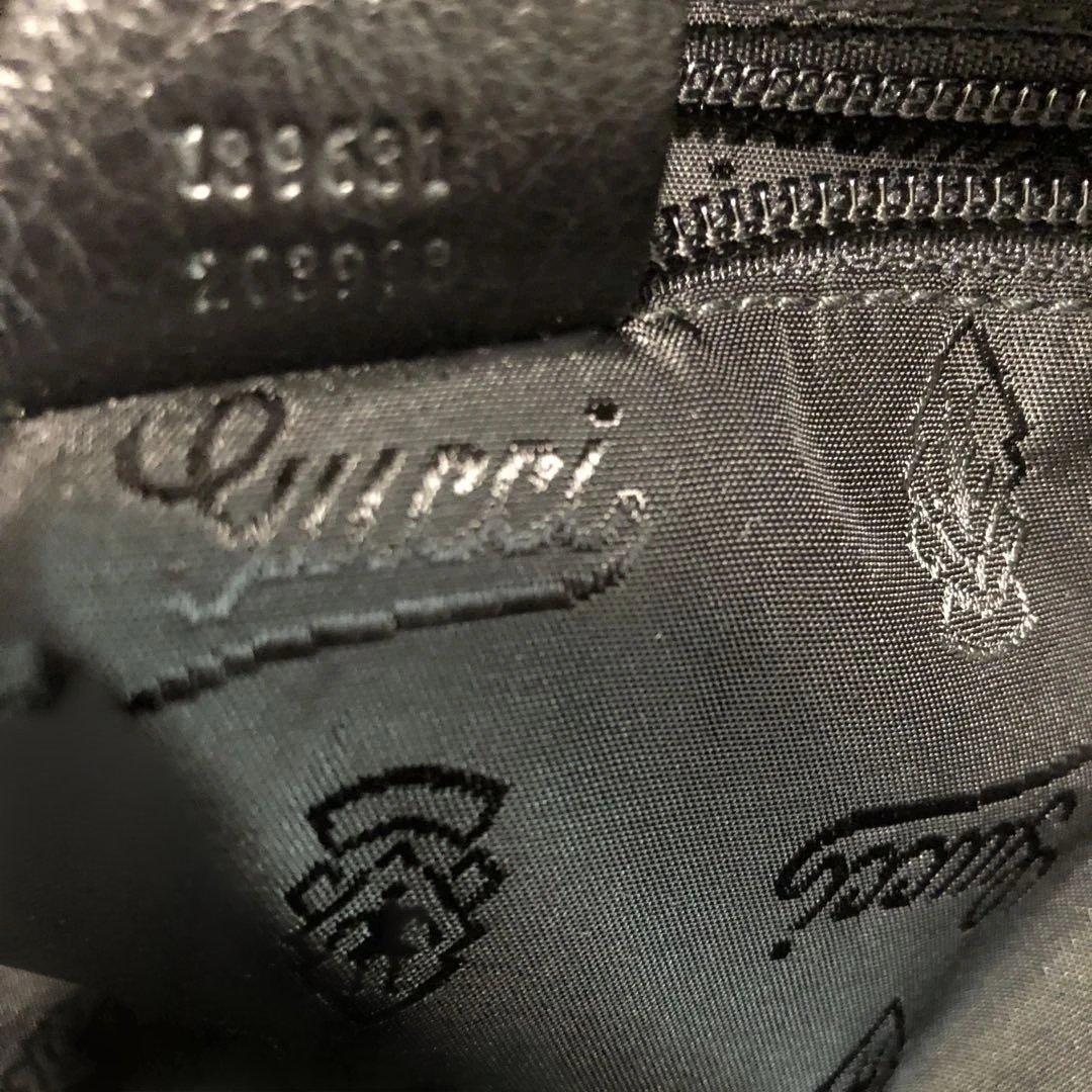 GUCCI ブラック ボストンバッグ　２回のみ使