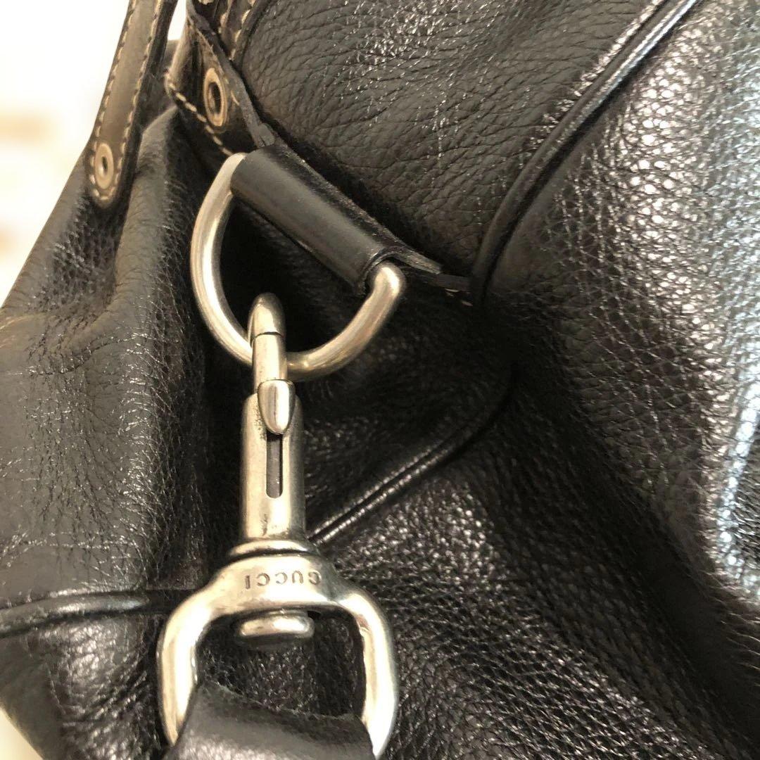 GUCCI ブラック ボストンバッグ　２回のみ使