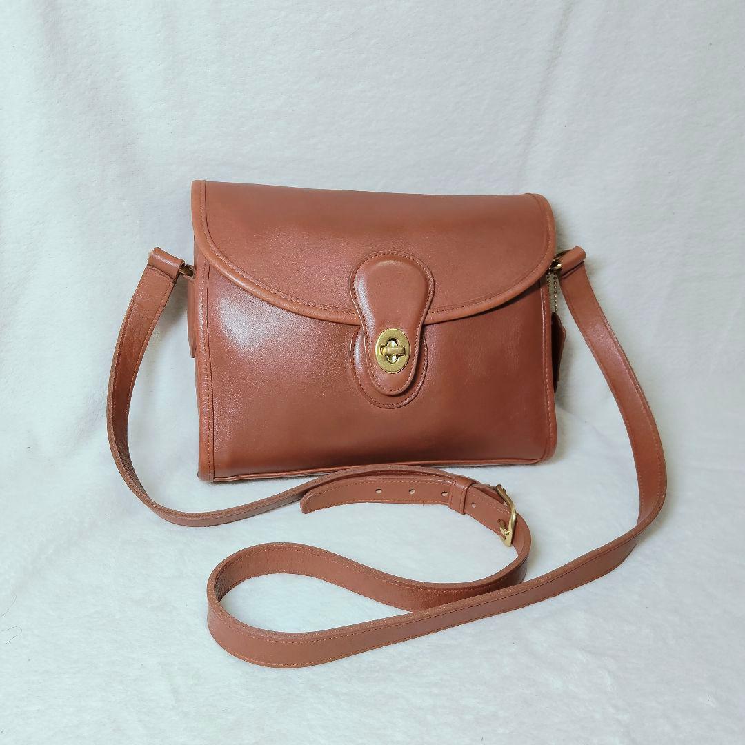 美品 COACH オールドコーチ ショルダーバッグ ターンロック