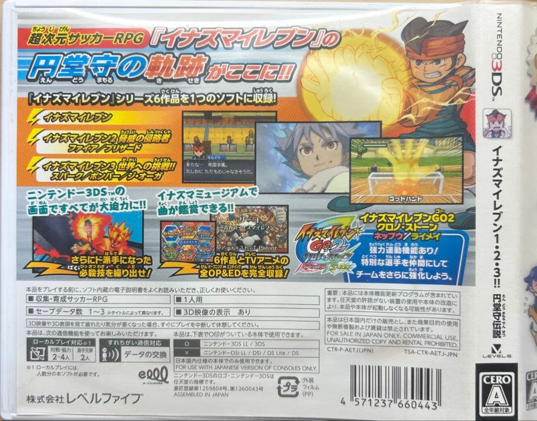 レア選手掲載！イナズマイレブン1・2・3・円堂守伝説