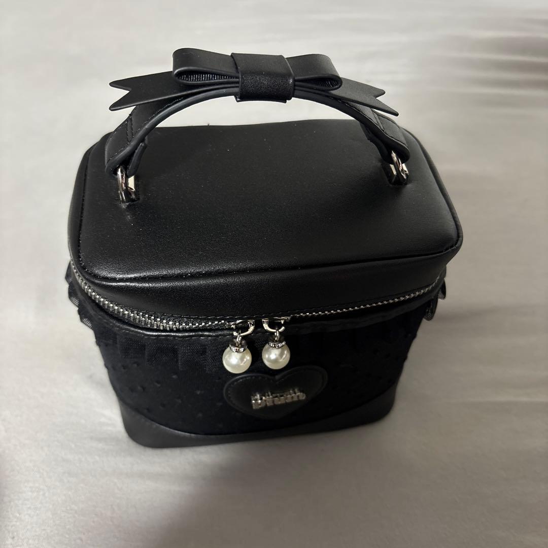 【新品】pium ハートドットチュールバニティ　ブラック