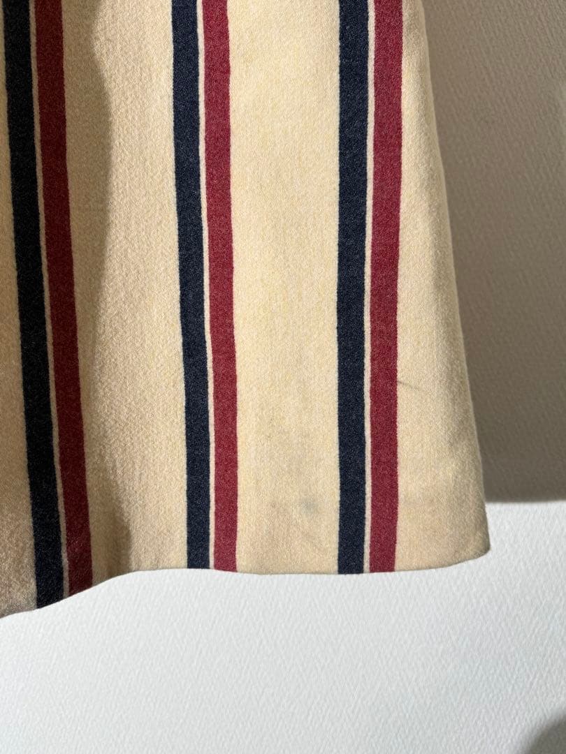 ドリスヴァンノッテン 13aw ストライプ柄 チェスターコート ウールコート