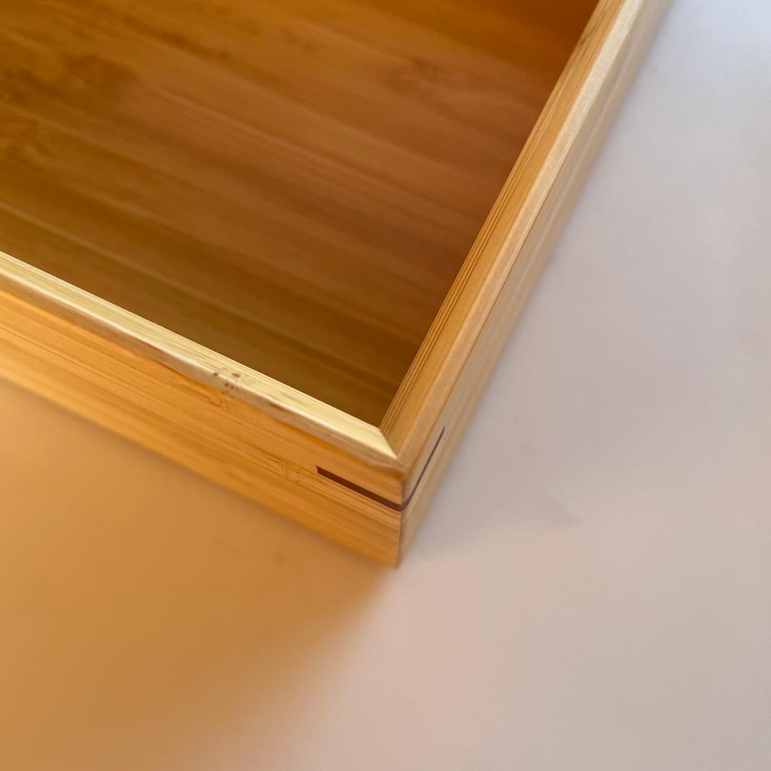 公長斎小菅　5寸　3段重箱　十字仕切1つ付