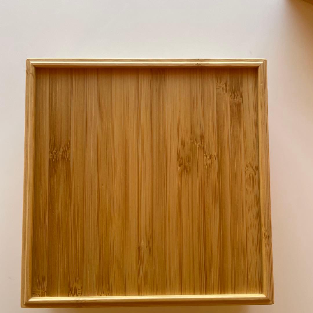 公長斎小菅　5寸　3段重箱　十字仕切1つ付