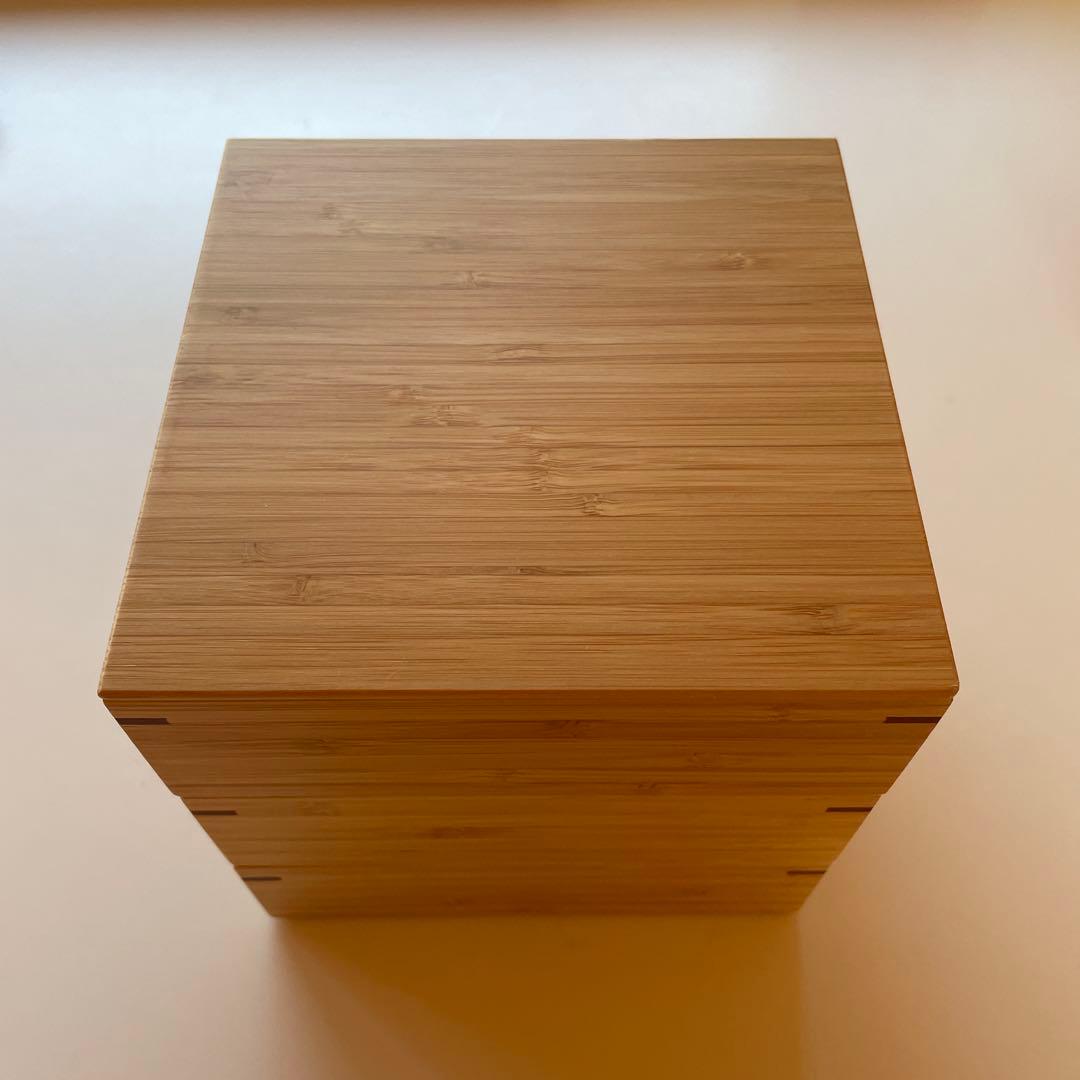 公長斎小菅　5寸　3段重箱　十字仕切1つ付