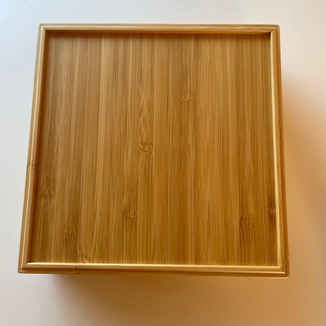 公長斎小菅　5寸　3段重箱　十字仕切1つ付