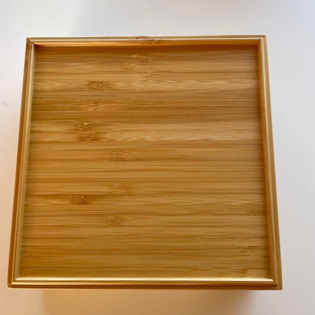 公長斎小菅　5寸　3段重箱　十字仕切1つ付