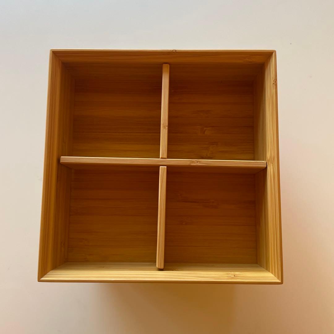 公長斎小菅　5寸　3段重箱　十字仕切1つ付