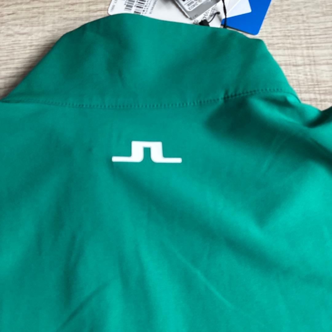 未使用 jリンドバーグ ゴルフウェア 半袖ハーフジップウィンドーブレーカー M