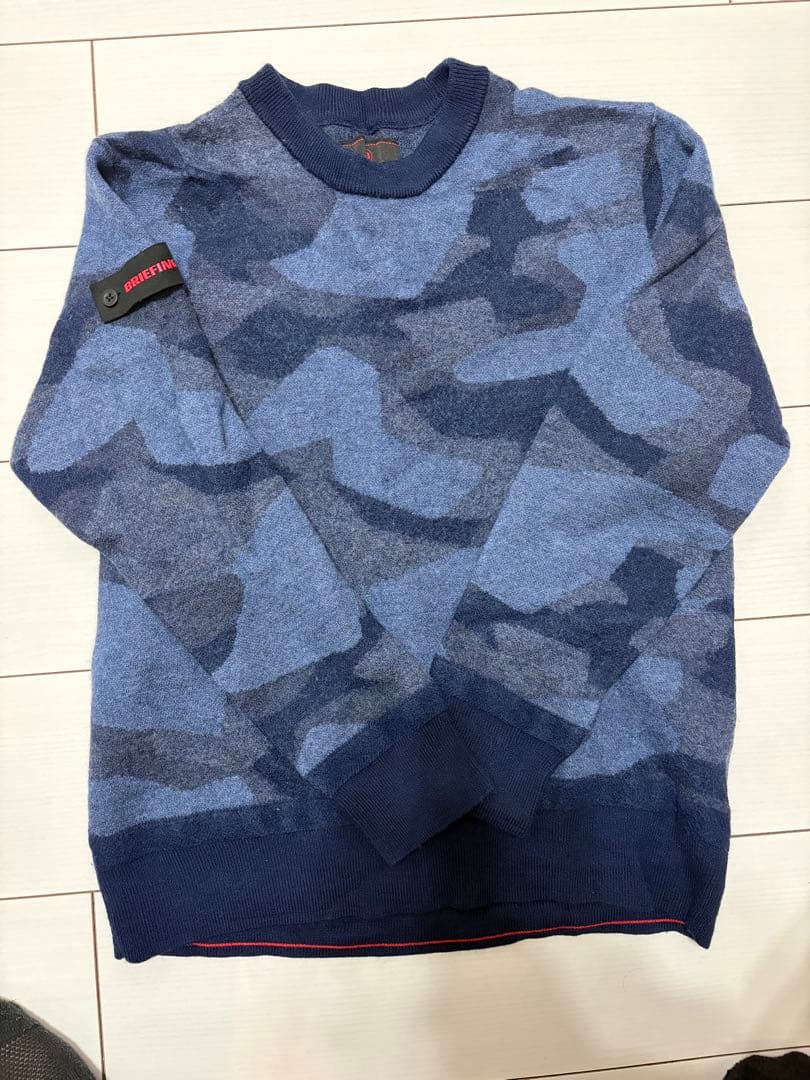 BRIEFING GOLF ニットセーター Lサイズ (実寸Mサイズ)メンズ