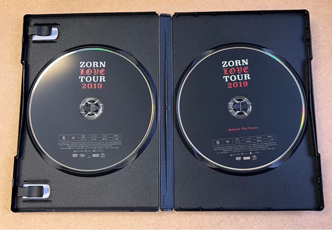 ZORN『LOVE TOUR 2019』生産限定盤2DVD☆美品