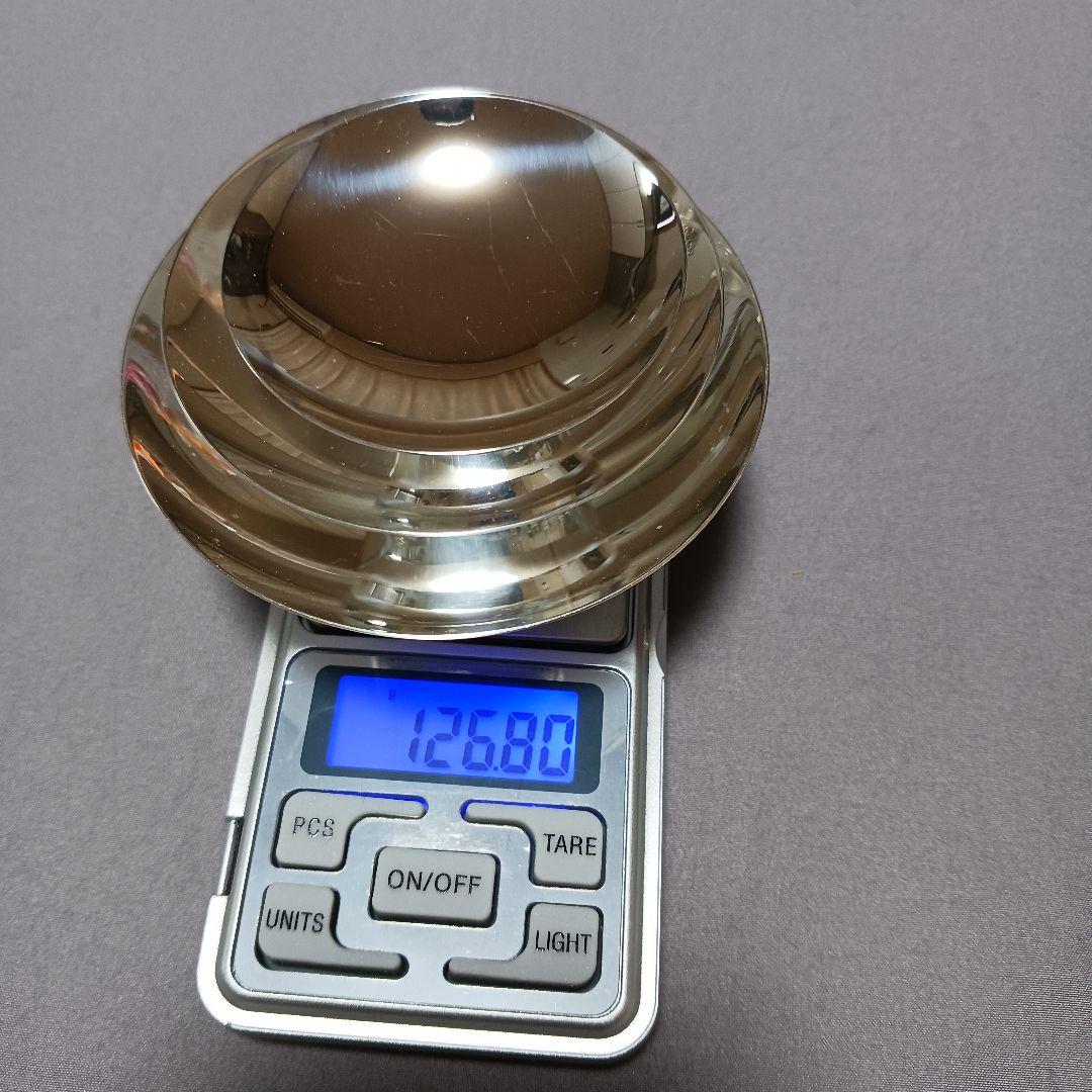 純銀盃 　3枚　約126g　　社名刻印入り