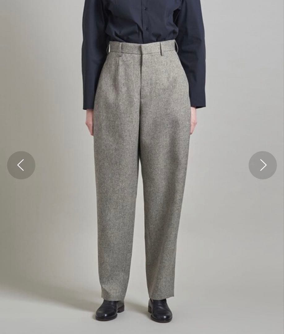 早い者勝ち【LOEFF】メランジ ボンタン パンツ サイズ1 グレー