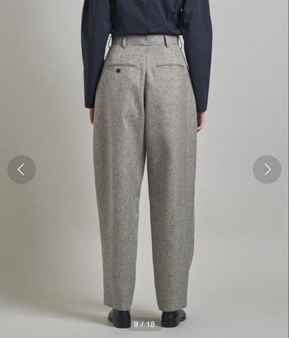 早い者勝ち【LOEFF】メランジ ボンタン パンツ サイズ1 グレー