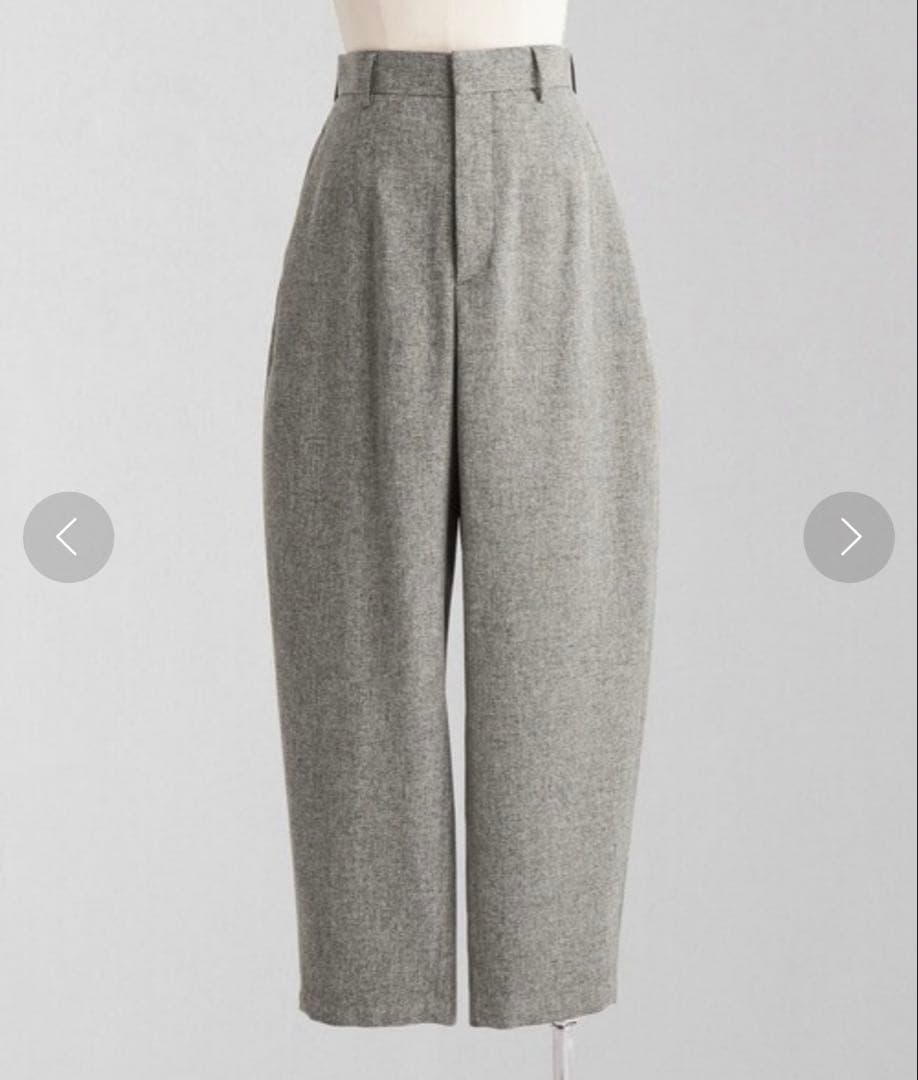 早い者勝ち【LOEFF】メランジ ボンタン パンツ サイズ1 グレー