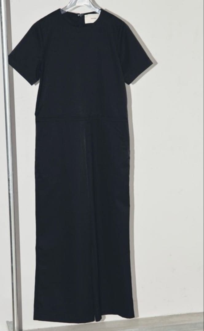 TODAYFUL ハーフスリーブワイドコンビネゾン ブラック