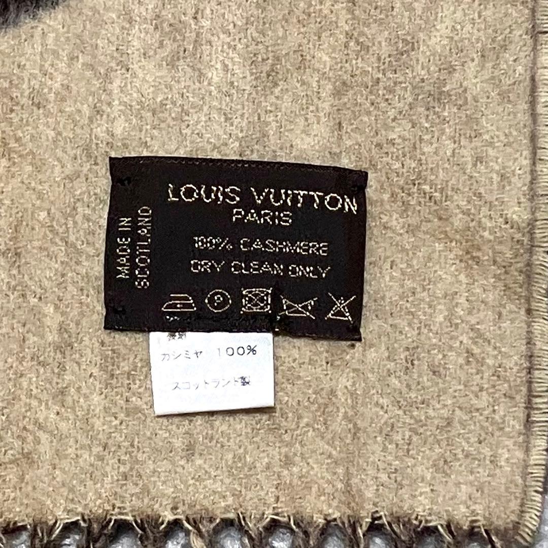 ルイヴィトン［マフラー］レイキャビック　カシミヤ100%　エシャルプ　モノグラム