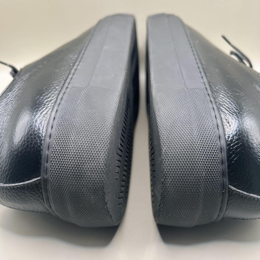 『美品』ユナイテッドアローズ ドレススニーカー 革靴 シボ革 ブラック　28cm