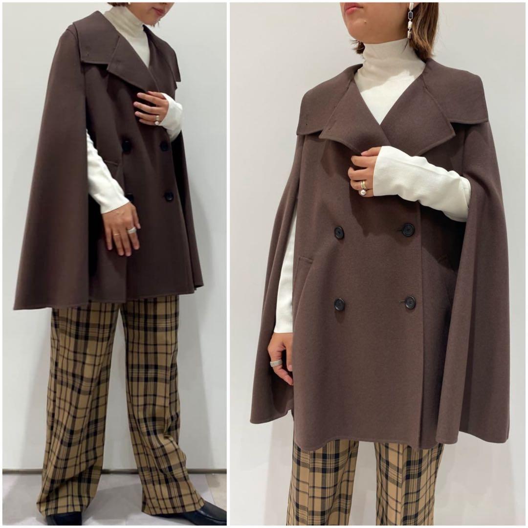 【タグ付未使用】アドーア⭐️定価99000円 ADORE トレンチケープ 雑誌掲載