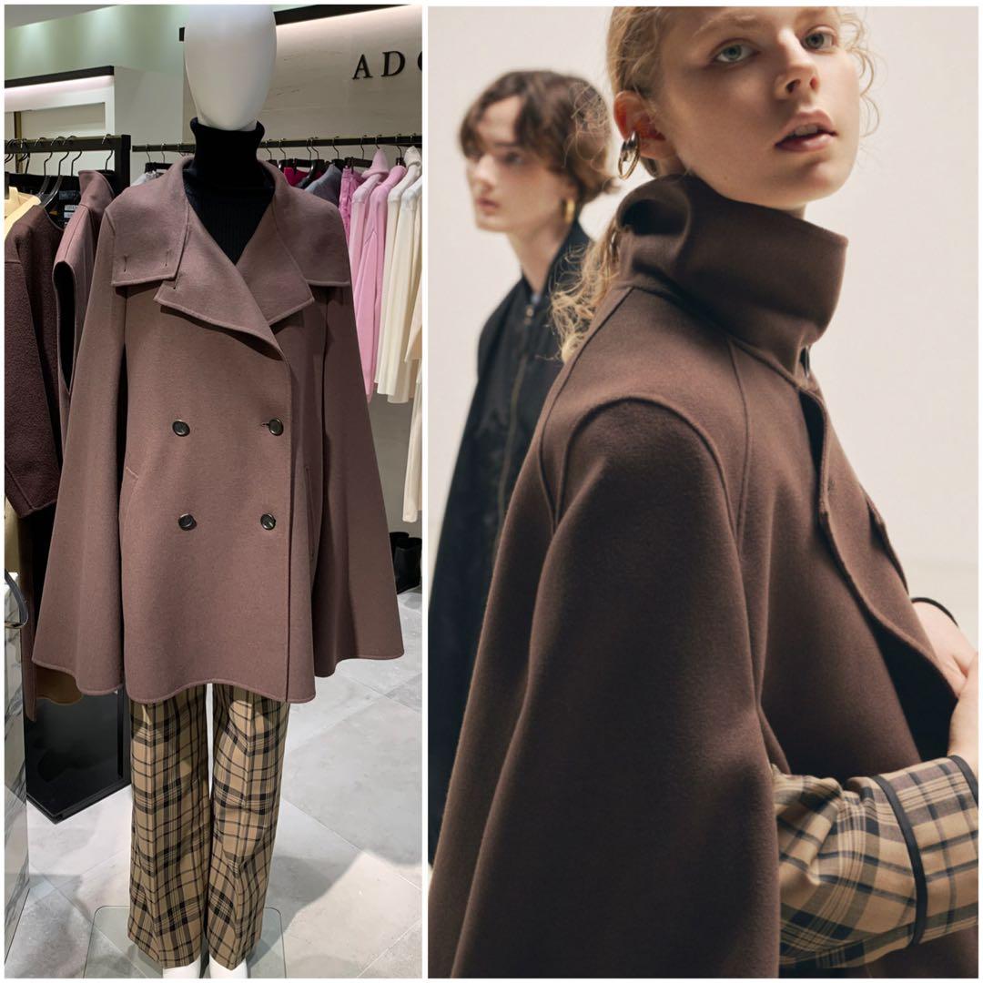 【タグ付未使用】アドーア⭐️定価99000円 ADORE トレンチケープ 雑誌掲載