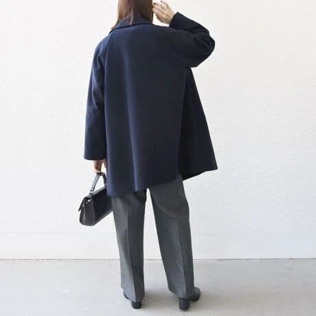 SHIPS any: PONTETORTO スタンド & ダブル カラー コート