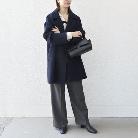 SHIPS any: PONTETORTO スタンド & ダブル カラー コート