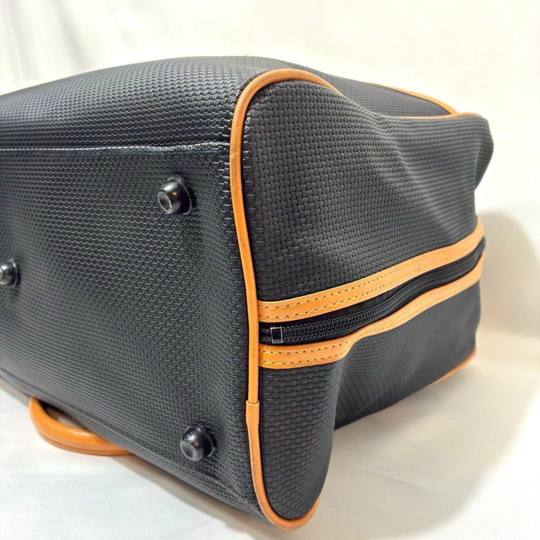 イヴサンローラン ボストンバッグ PVC 大容量 ヴィンテージ ロゴ 旅行バッグ