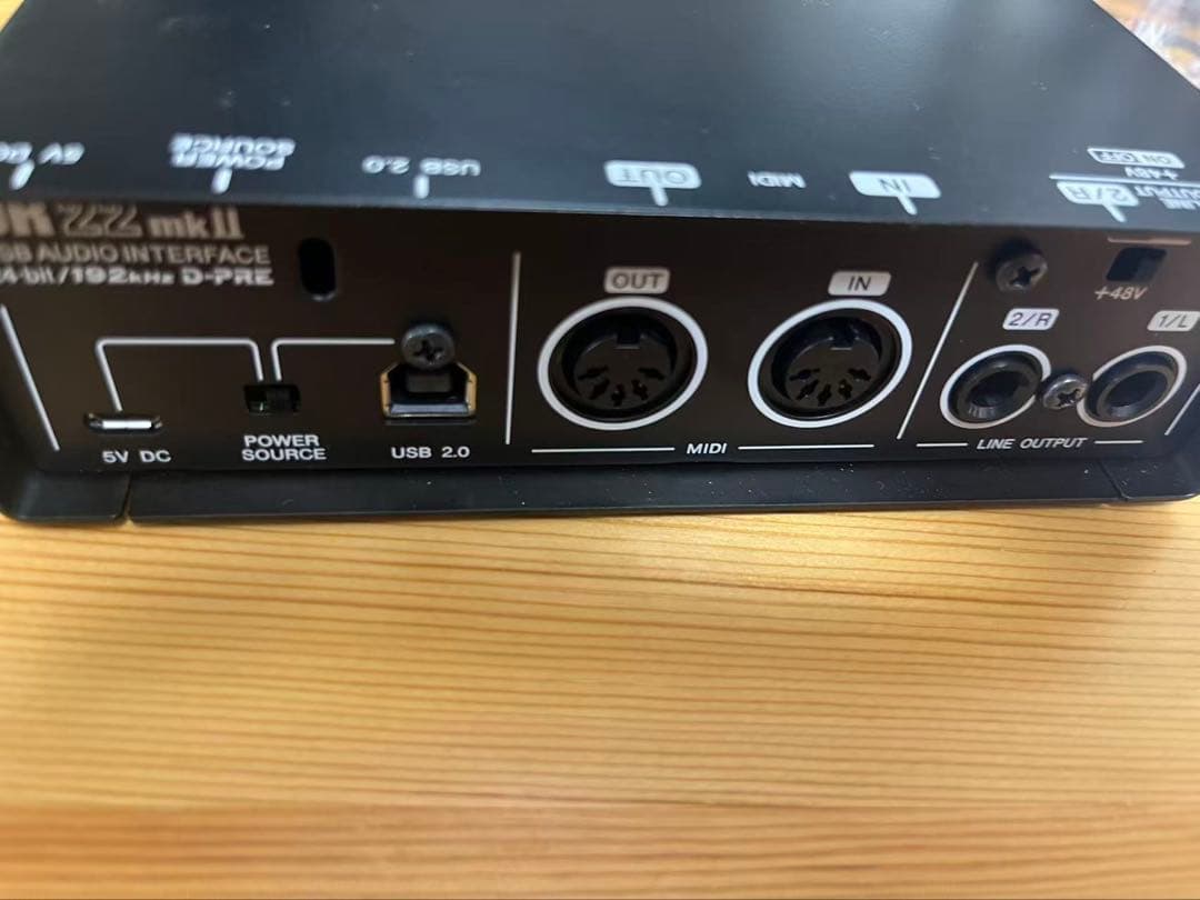 Steinberg UR22mkIIオーディオインターフェースコンデンサーマイク