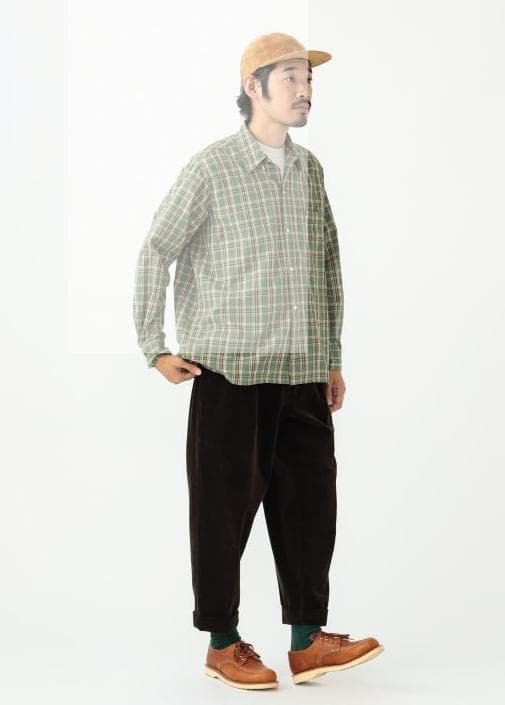 名作 ビームスプラス BEAMSPLUS 2プリーツチノパン コーデュロイ M