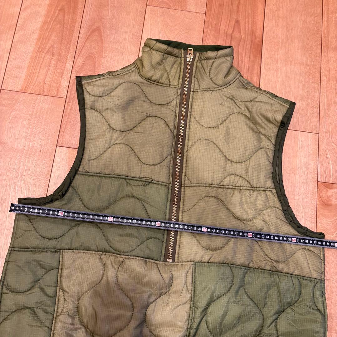 キルティングベスト　リメイク　ライナー　パッチワーク