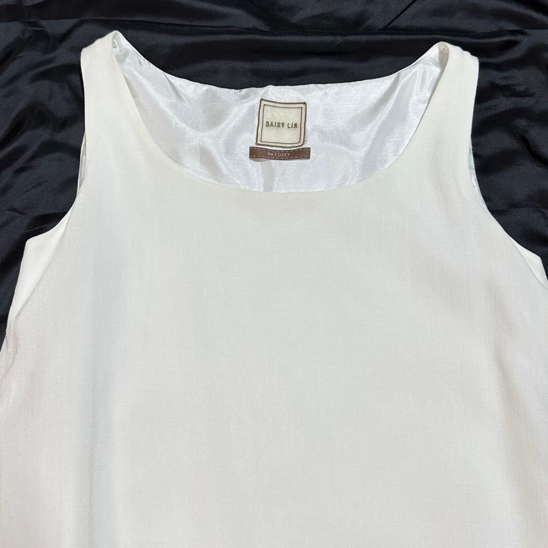 美品✨フォクシーデイジーリン ワンピース 白 ホワイト