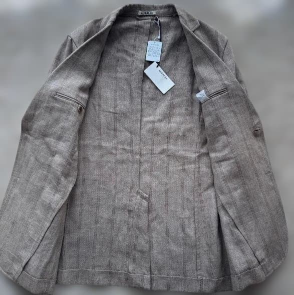 j*n様 オーラリー テーラードジャケット シルクウールリネン メンズ 5
