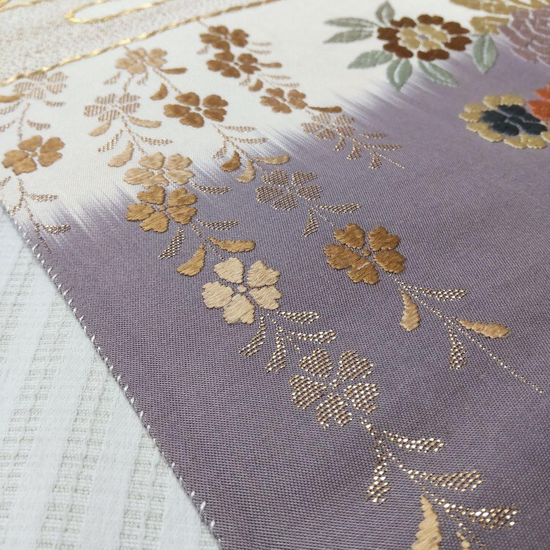 【名古屋帯】未使用品✣華やか、なのに軽い｜立体美が魅力の唐織 草花文 357cm