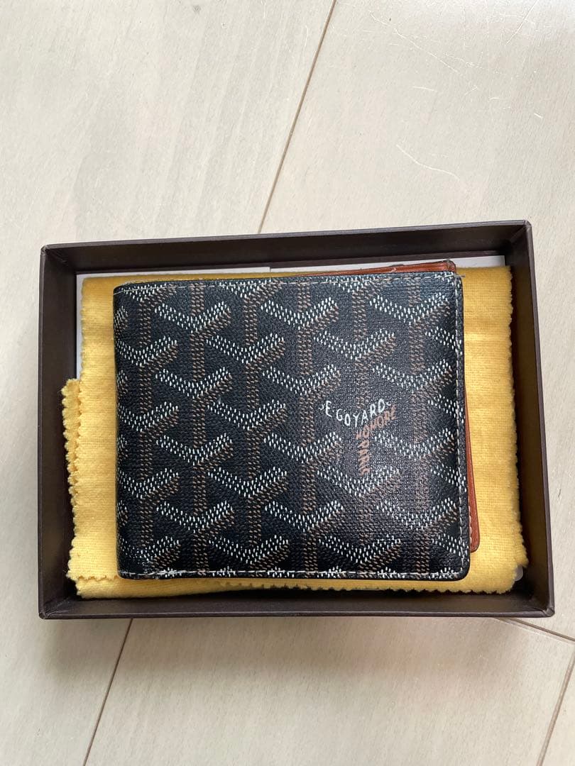 Goyard 二つ折り財布 ブラック/ブラウン