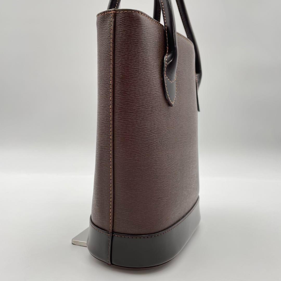 高級　バーバリー　ノバチェック シャドーホース　レザー　ハンドバッグ