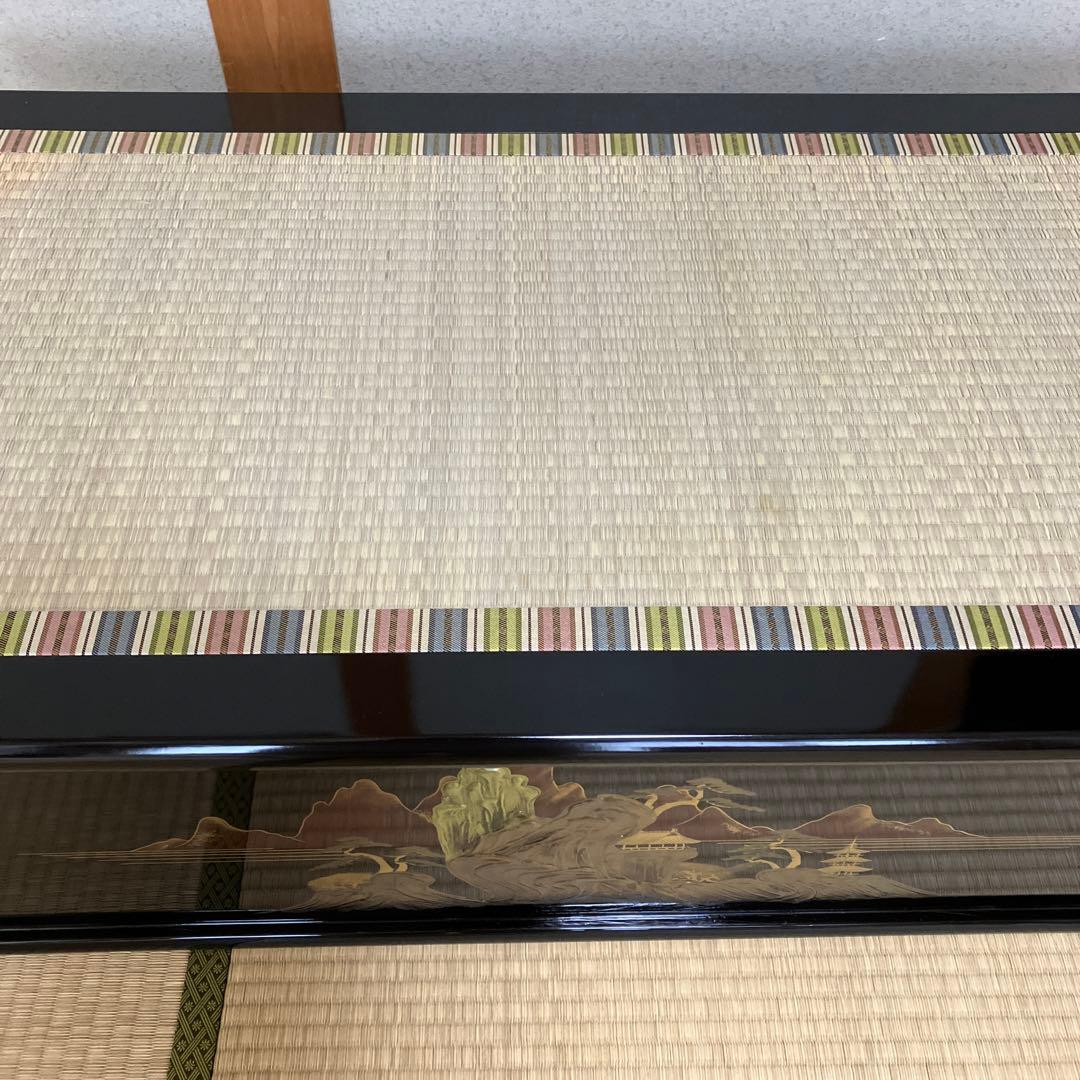 平飾り台　五月人形　畳台座　木製黒塗台　端午の節句　子供の日　鎧兜