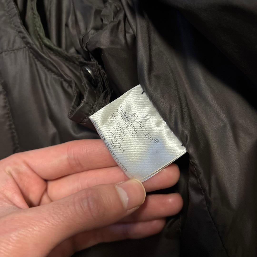 MONCLER ダークブラウン コットンモールスキンカバーオールテーラード