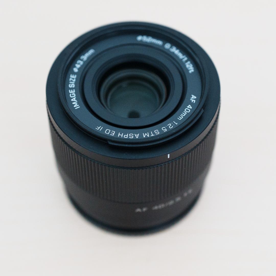 【美品】VILTROX 40mm F2.5 FE Eマウント プロテクター付き