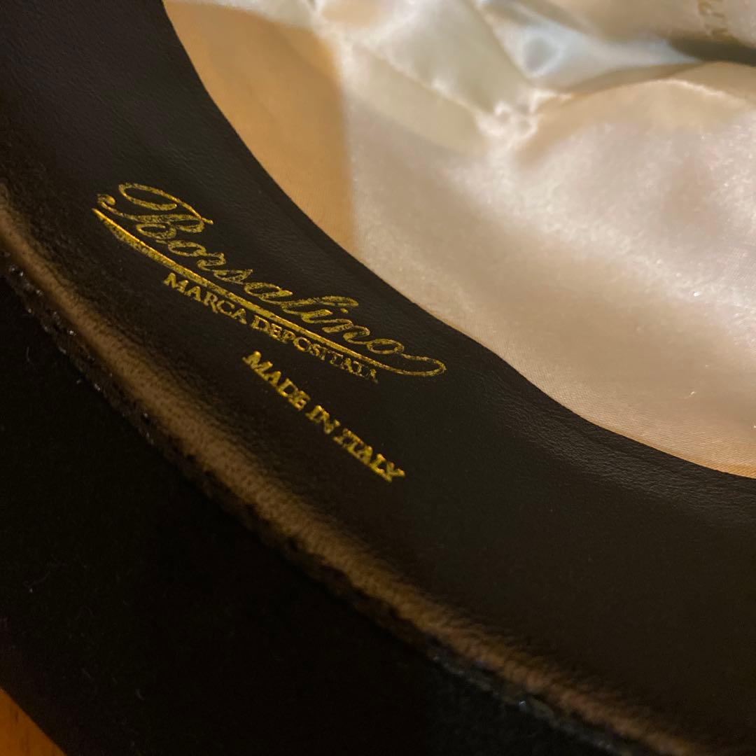 Borsalinoハット　ファーフェルト中折れ帽