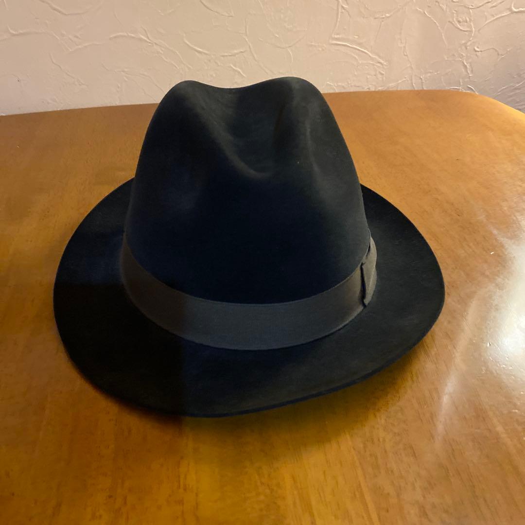 Borsalinoハット　ファーフェルト中折れ帽