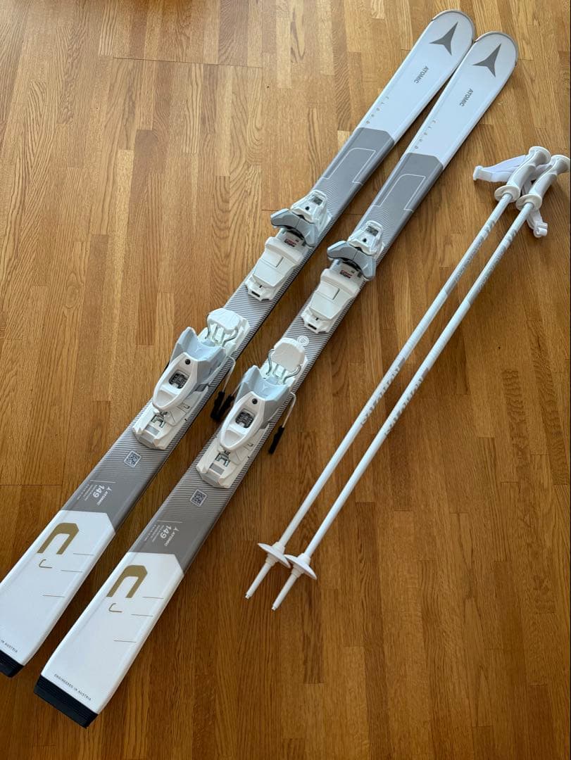 ATOMIC CLOUD CJ+M10 149 スキー板 ポール 2点セット