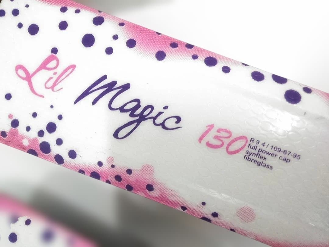 ジュニアスキー4点セット 女の子 エラン 130cm ブーツ 22cm ピンク