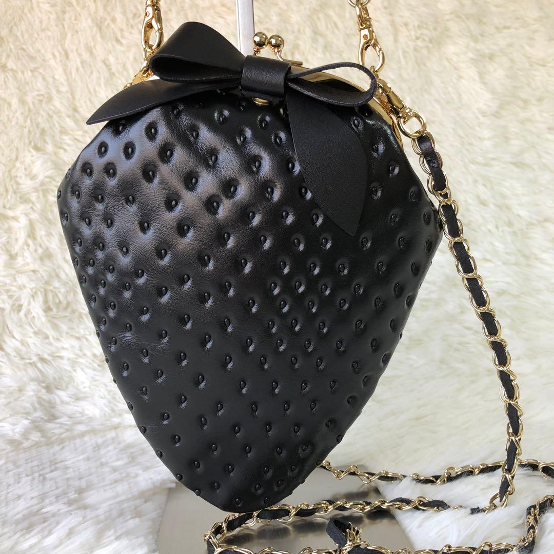 EARL'S FAVOURITE ハンドバッグ ショルダー 2way 苺 がま口