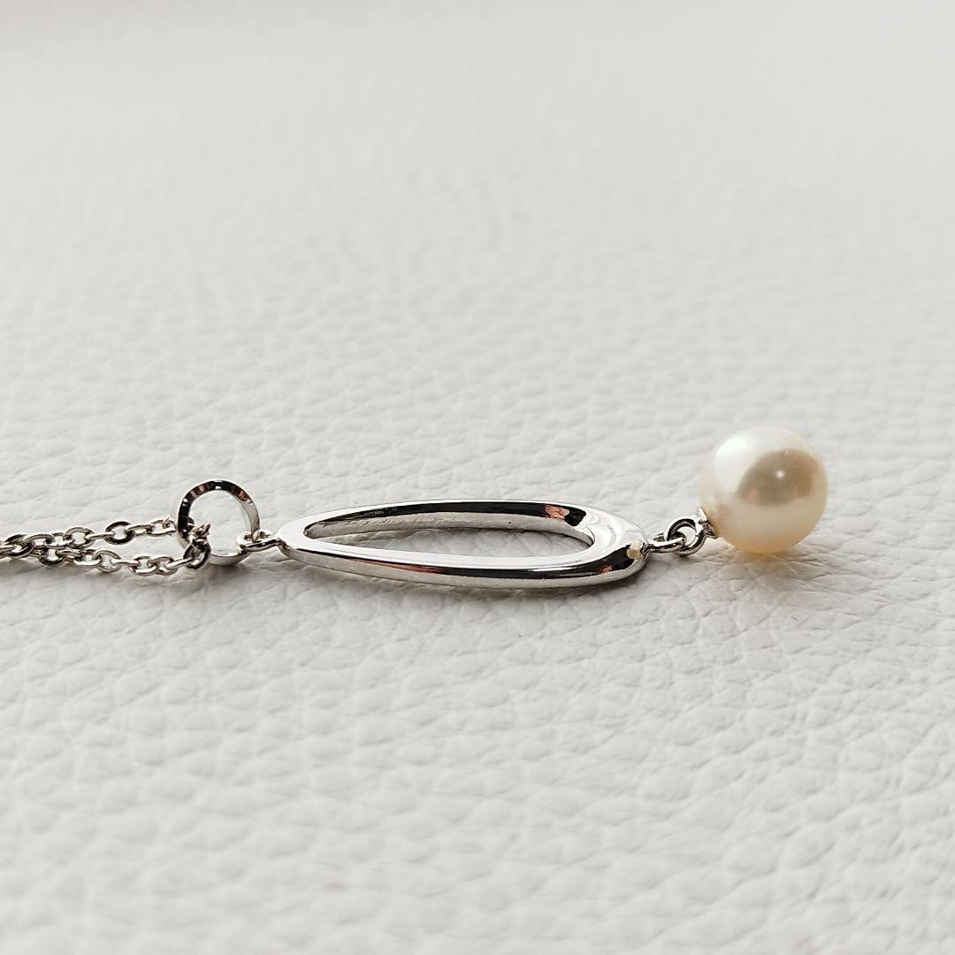 【美品】MIKIMOTO　ミキモト　パールネックレス　7mm　MS刻印