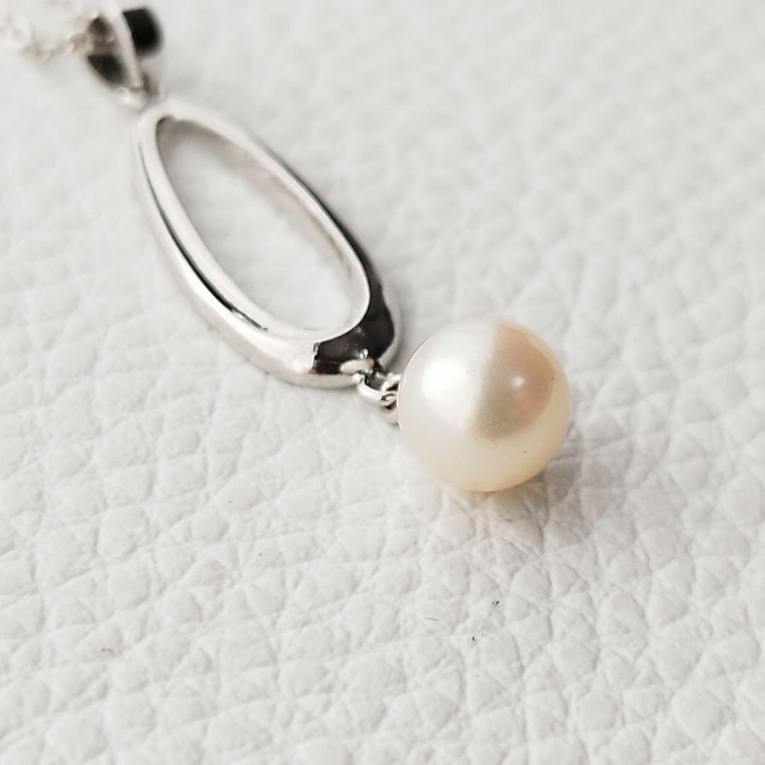 【美品】MIKIMOTO　ミキモト　パールネックレス　7mm　MS刻印