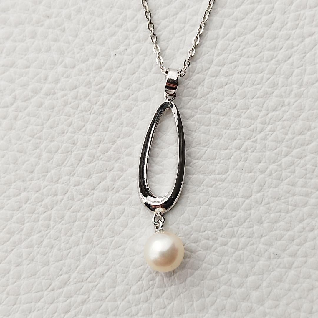 【美品】MIKIMOTO　ミキモト　パールネックレス　7mm　MS刻印