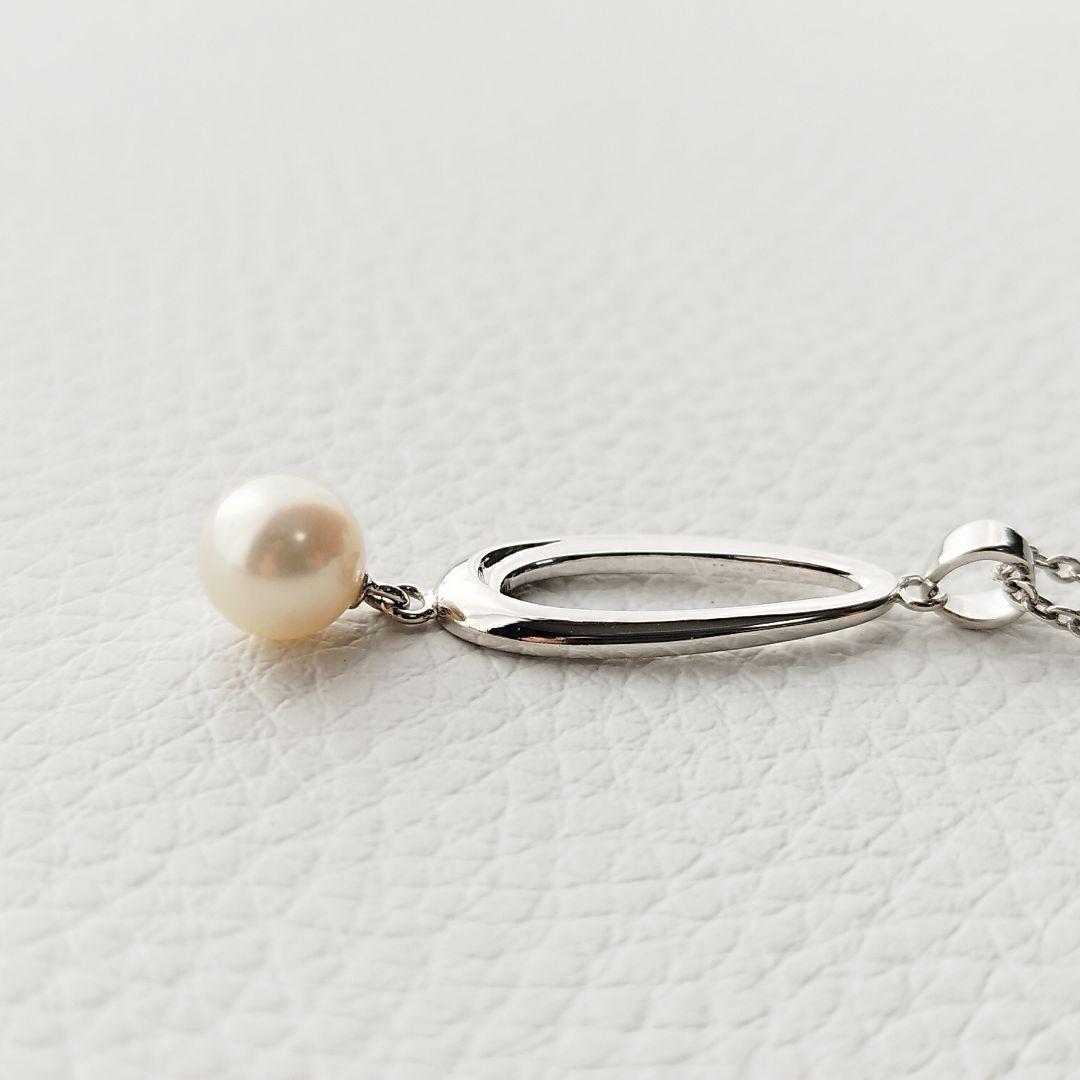 【美品】MIKIMOTO　ミキモト　パールネックレス　7mm　MS刻印