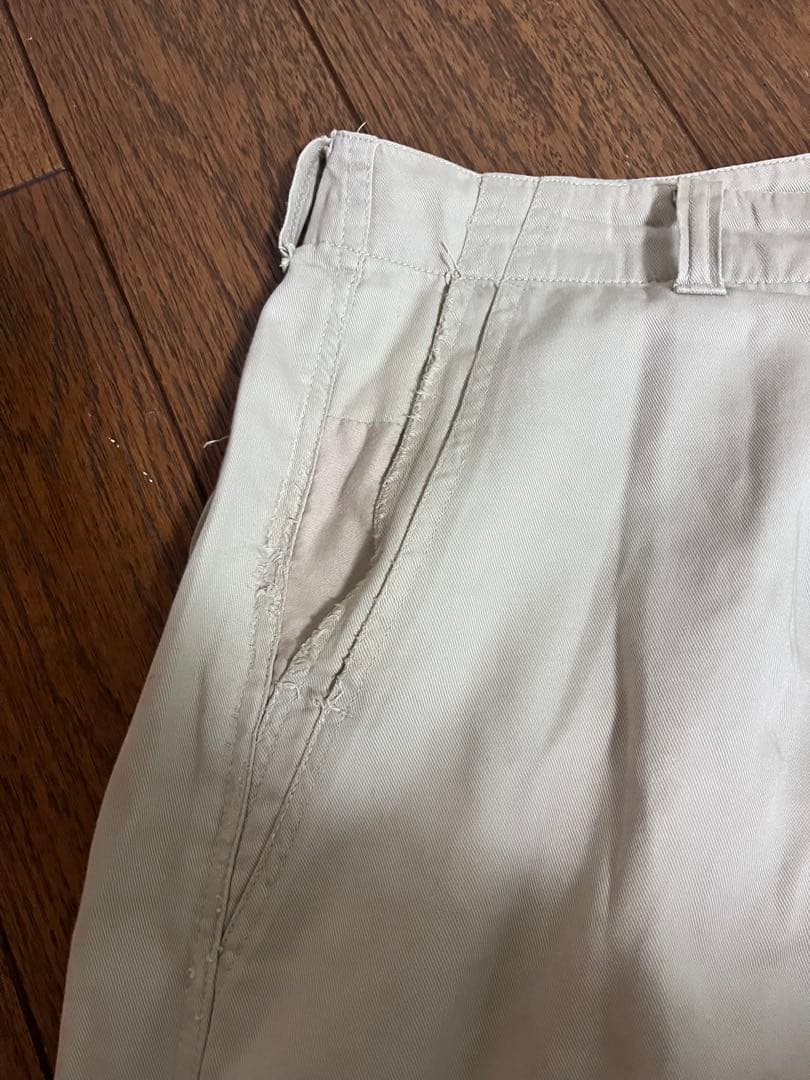 good enough グッドイナフ　1st フライトパンツ　ベージュ カーゴ