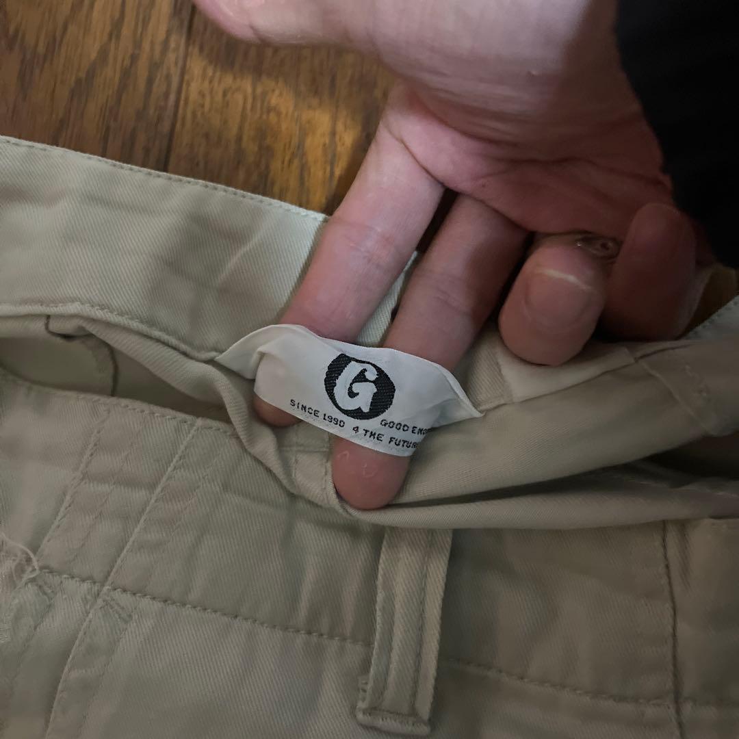 good enough グッドイナフ　1st フライトパンツ　ベージュ カーゴ